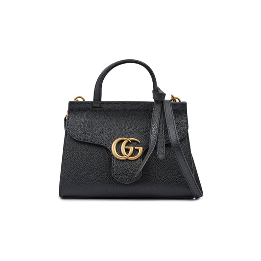 Gucci Black Leather GG Marmont Handbag 779796A7MOT1000