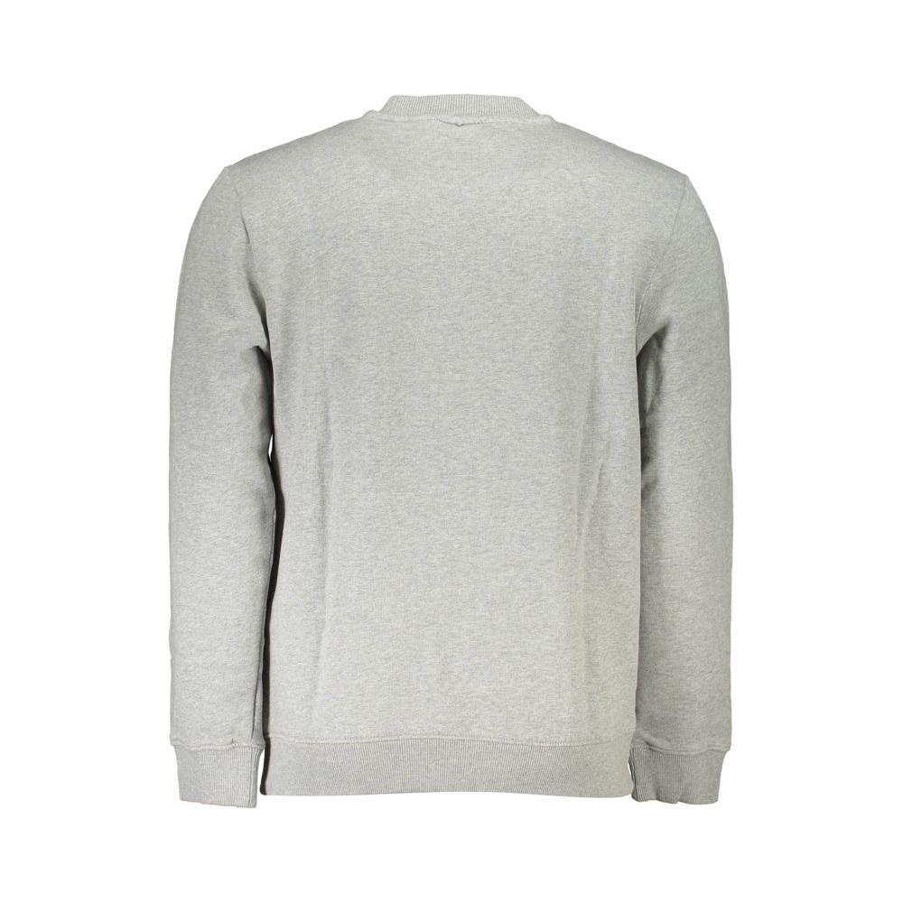 Napapijri Gray Cotton Men Sweater NA-26388-S