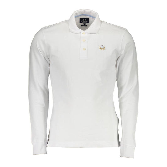 La Martina Elegant Slim Fit Polo with Embroidery Details LA-27614-L