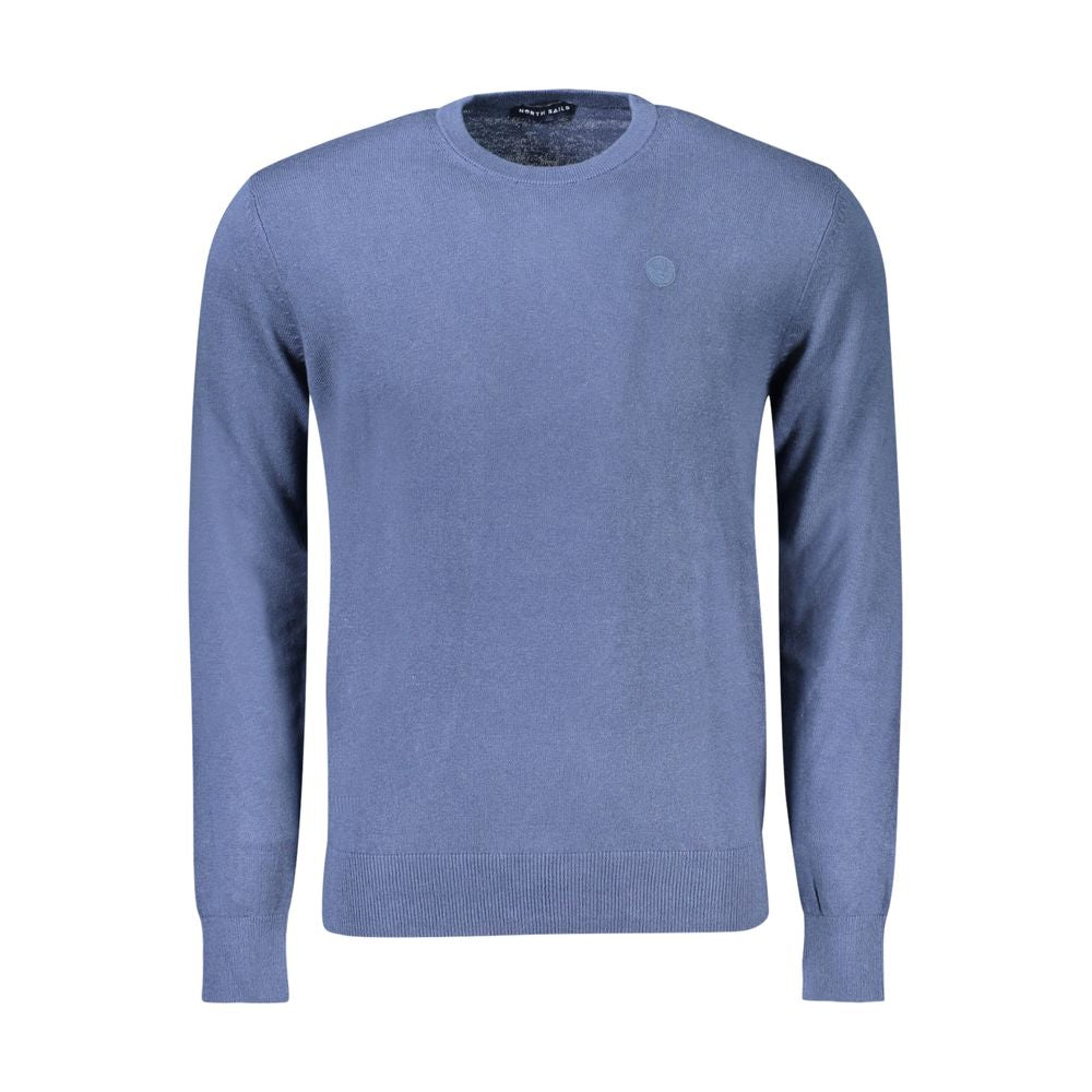North Sails Blue Cotton Men Sweater NO-32934-M