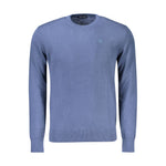 North Sails Blue Cotton Men Sweater NO-32934-M