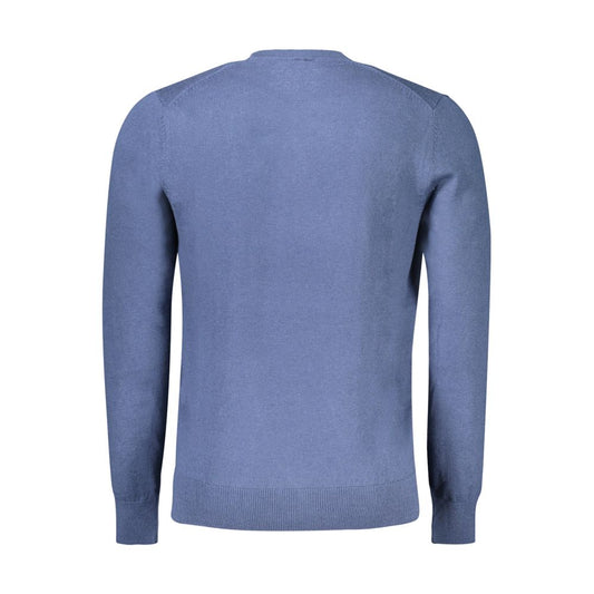 North Sails Blue Cotton Men Sweater NO-32934-M