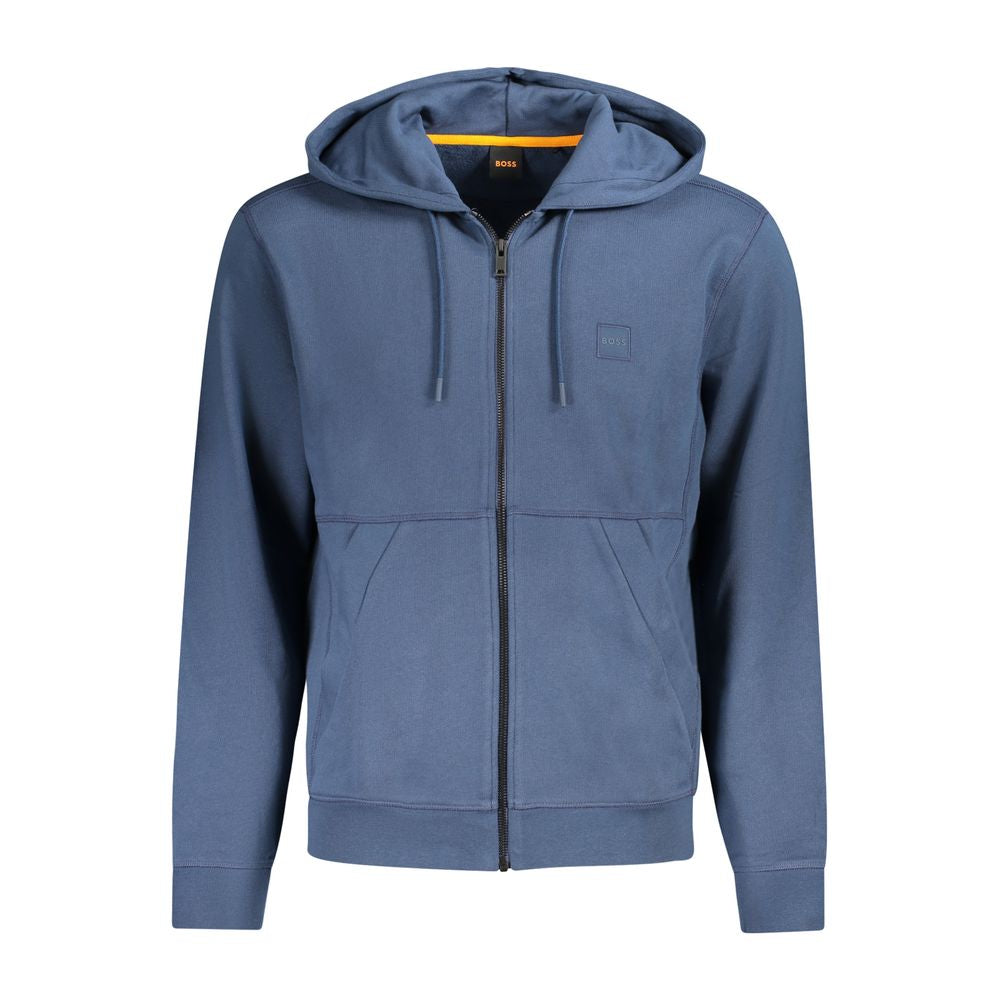 Hugo Boss Blue Cotton Sweater BO-35784-XXL