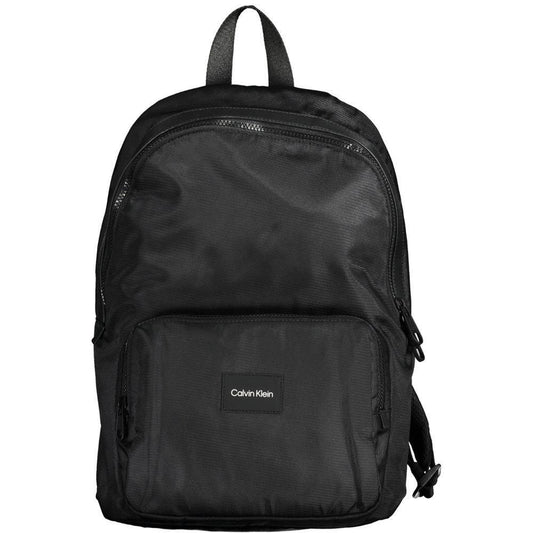 Calvin Klein Black Polyester Men Backpack CA-38177