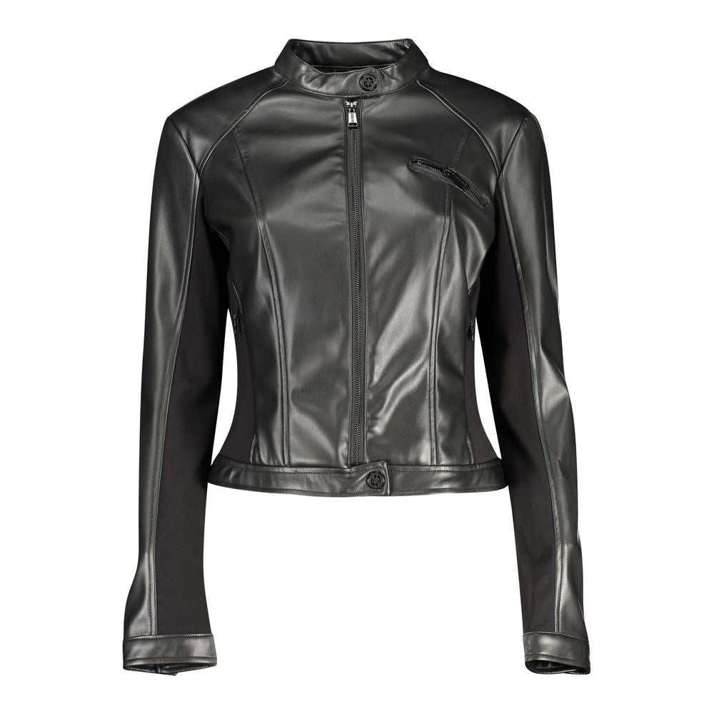 Guess Jeans Black Polyethylene Jackets & Coat GU-32419-XL
