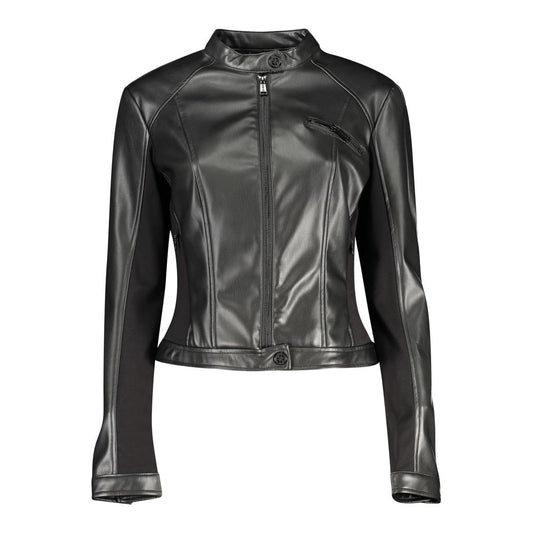 Guess Jeans Black Polyethylene Jackets & Coat GU-32419-XL