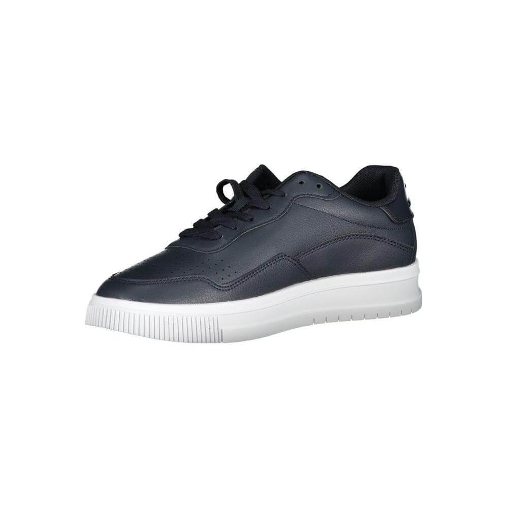 Tommy Hilfiger Blue Leather Men Sneaker TO-37378-EU40/US7