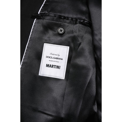Dolce & Gabbana Black MARTINI Double Breasted Suit Jacket