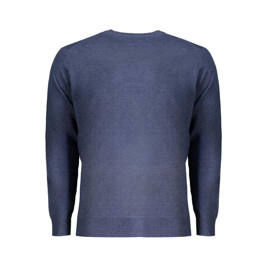 Norway 1963 Blue Wool Men Sweater NO-32040-3XL
