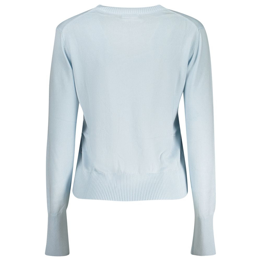 Guess Jeans Light Blue Polyester Women Sweater GU-35180-XS