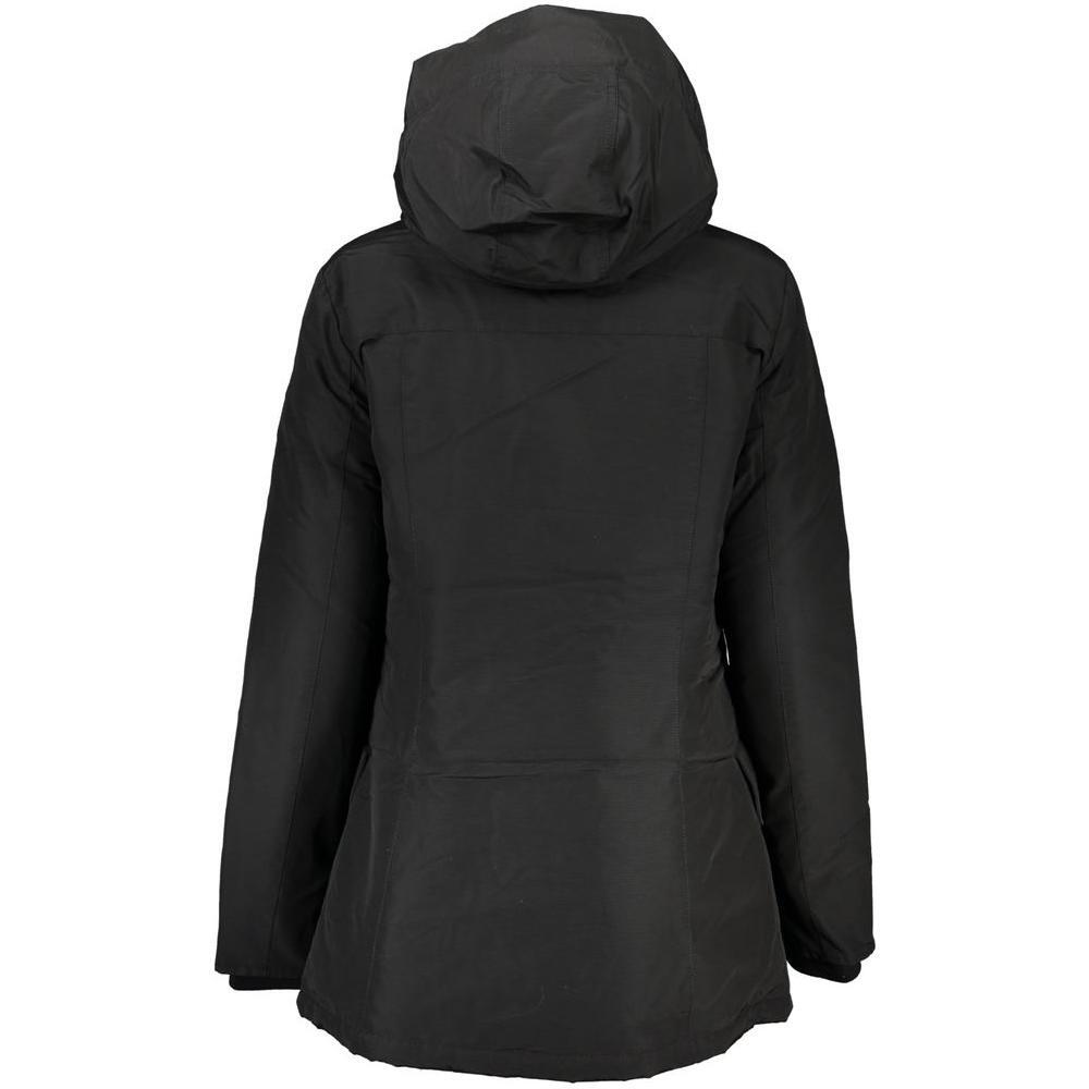 Woolrich Black Cotton Jackets & Coat WO-24351-L
