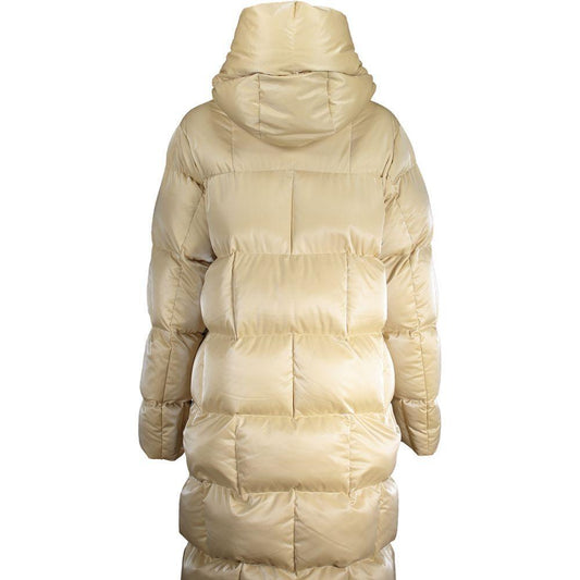 K-WAY Beige Polyester Jackets & Coat KW-30668-L