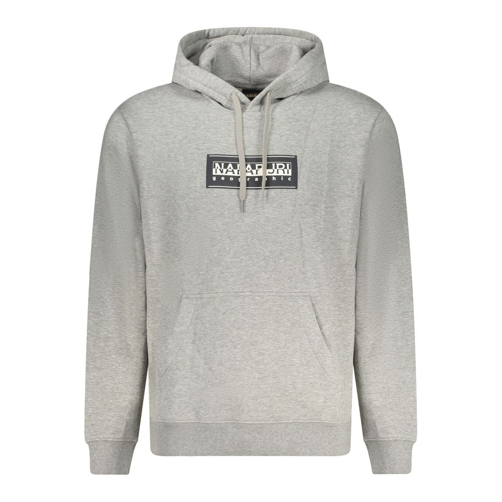 Napapijri Gray Cotton Sweatshirt