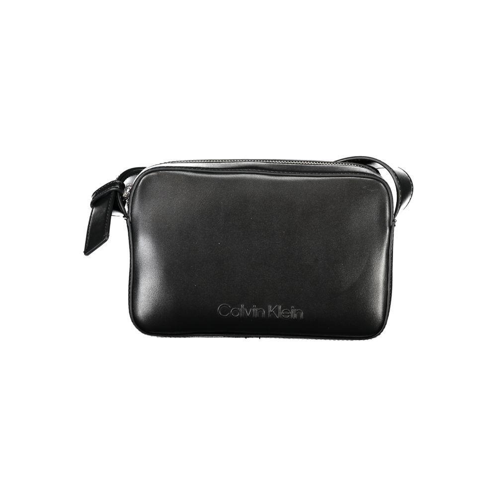 Calvin Klein Black Polyester Women Handbag CA-33625