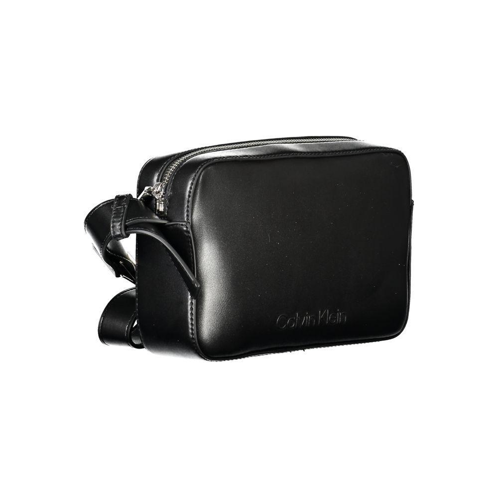 Calvin Klein Black Polyester Women Handbag CA-33625