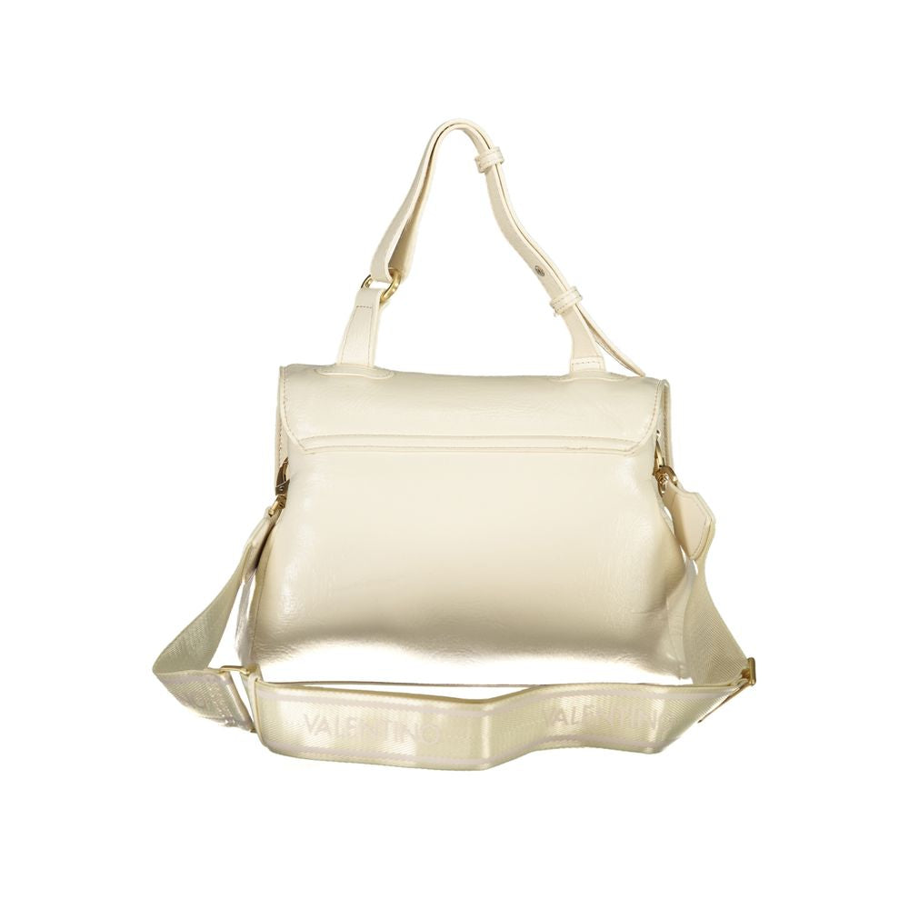 Front view with bag zipped and handles upright.