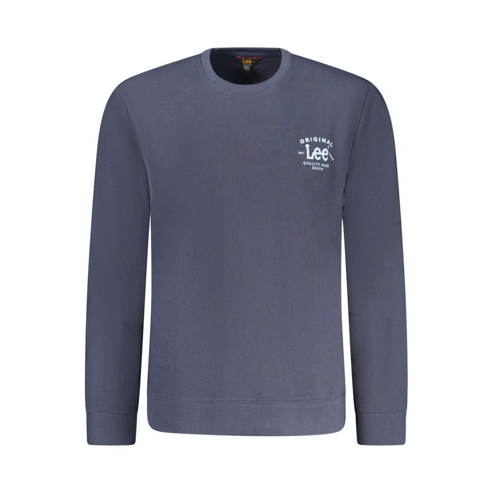 Lee Blue Cotton Men Sweater LE-35377-S