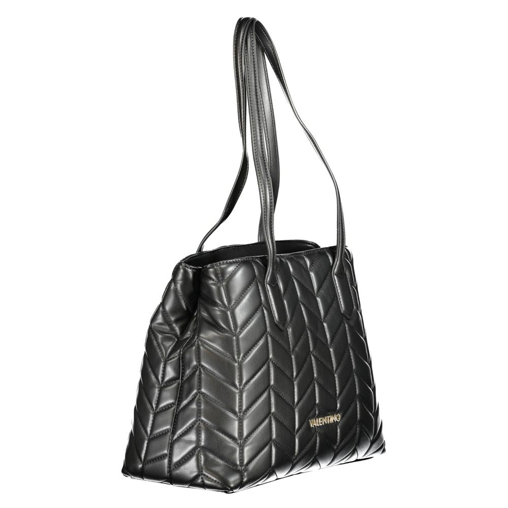 Front view with bag zipped and handles upright.