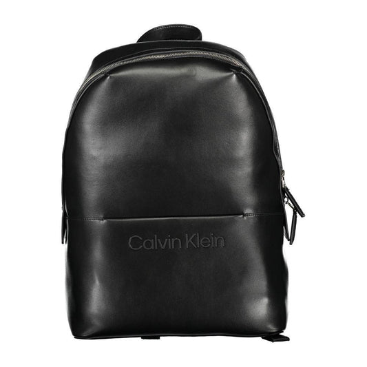 Calvin Klein Black Polyester Men Backpack CA-38238