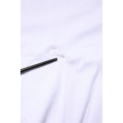 Dolce & Gabbana White Cotton DG Crown Embroidery T-shirt