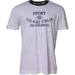Dolce & Gabbana White DG Logo Print Short Sleeve T-shirt TSH90643-52