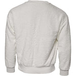Dolce & Gabbana White Cotton Fleece Crew Neck Sweater TSH90645-44