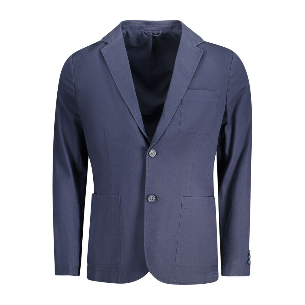 Guess Jeans Blue Cotton Mens Jacket GU-33210-S