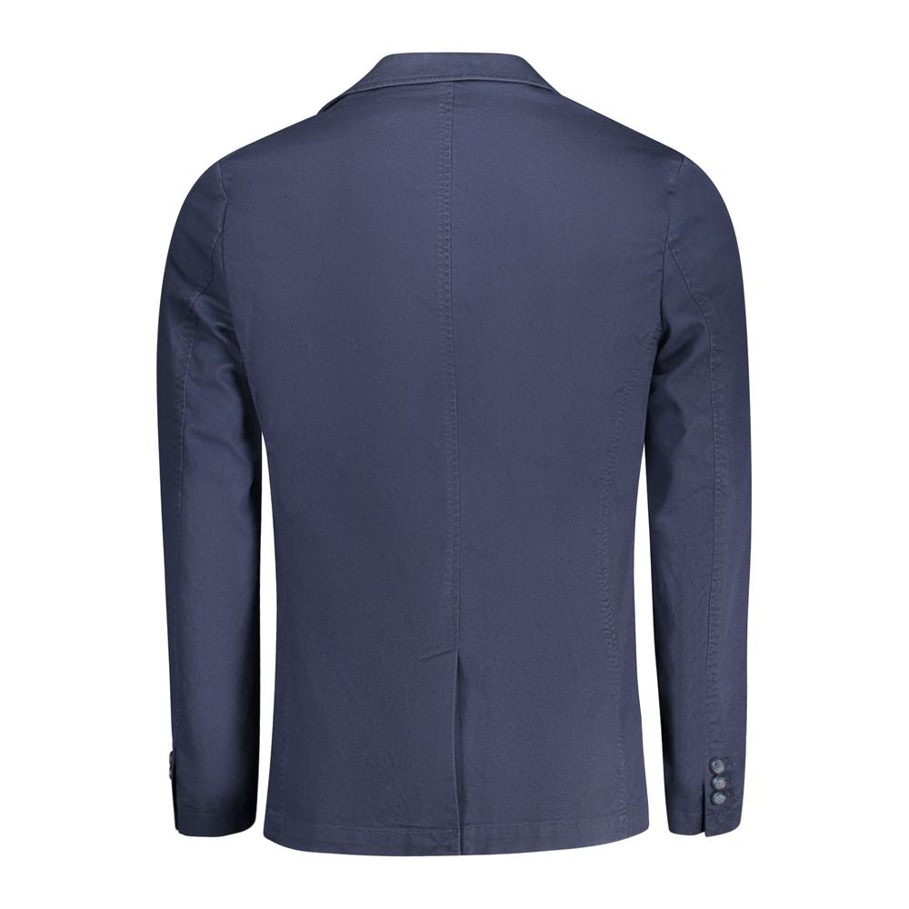 Guess Jeans Blue Cotton Mens Jacket GU-33210-S