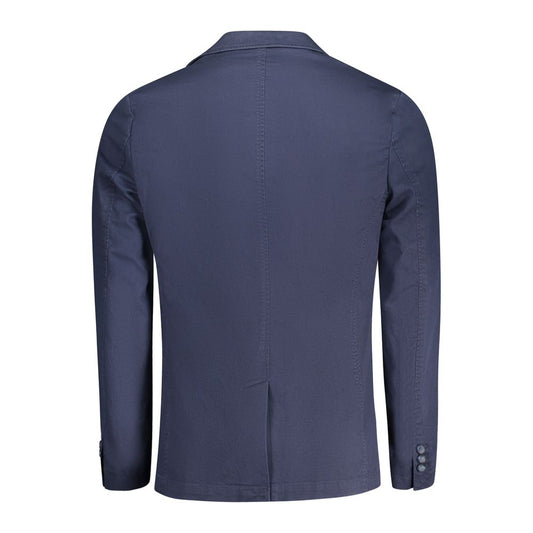 Guess Jeans Blue Cotton Mens Jacket GU-33210-S