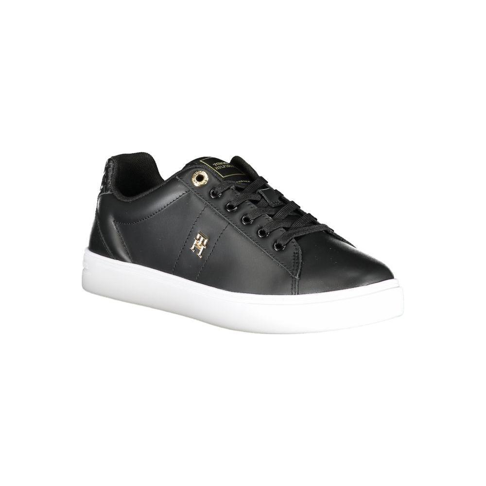 Tommy Hilfiger Black Polyester Sneaker TO-31486-EU36/US6