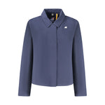 K-WAY Blue Polyester Women Jacket KW-34203-S