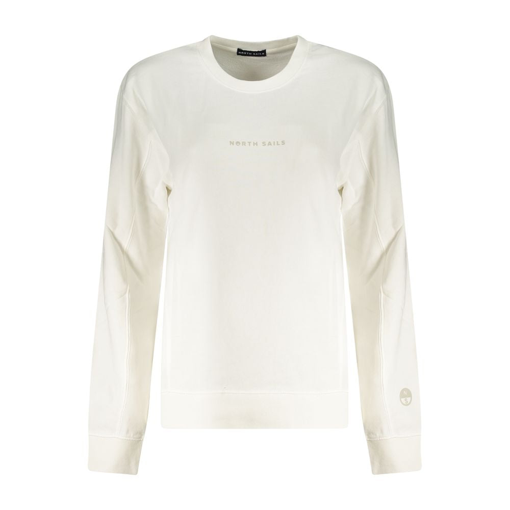North Sails White Cotton Women Sweater NO-35843-XS