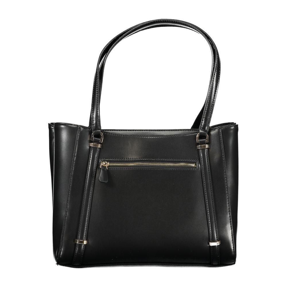 Guess Jeans Black Polyethylene Handbag GU-32237