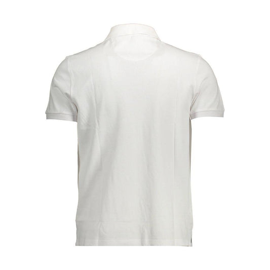 North Sails White Cotton Men Polo Shirt NO-36848-XL