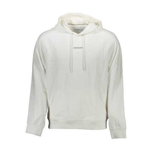 Calvin Klein White Cotton Men Sweater CA-37083-XL
