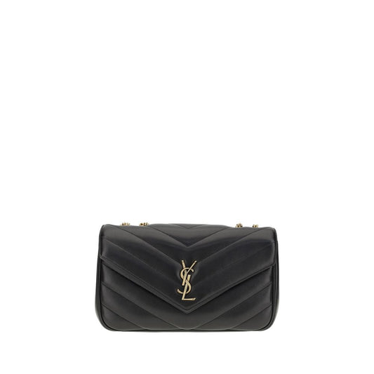 Saint Laurent Black Calf Leather Bos Taurus Shoulder Bag