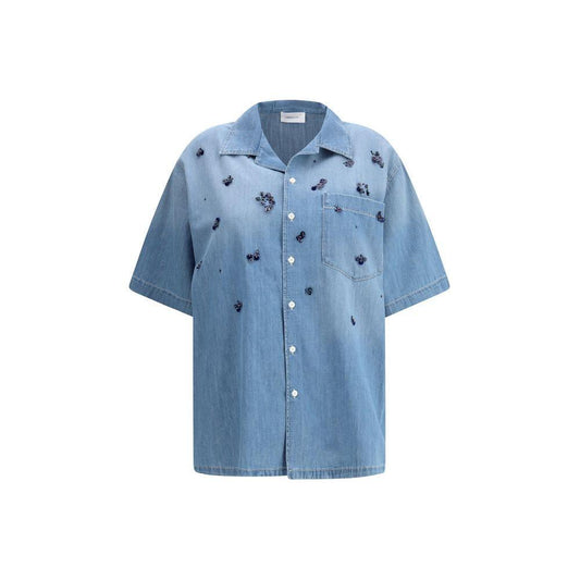 Fabiana Filippi Short sleeve denim Shirt FA-CAD275F749VR1-IT44 | L