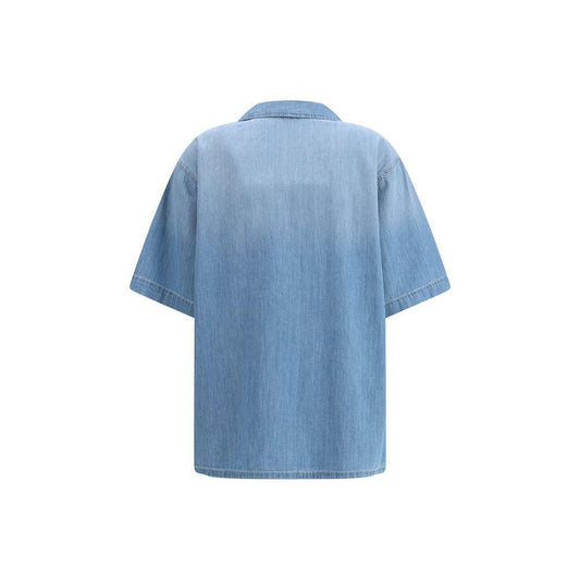 Fabiana Filippi Short sleeve denim Shirt FA-CAD275F749VR1-IT44 | L
