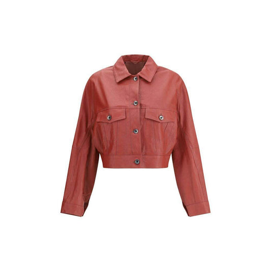Brunello Cucinelli Leather Jacket BR-MPCKL7812C7378-IT40 | M