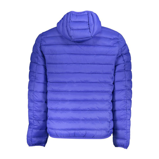 Norway 1963 Chic Blue Polyamide Hooded Jacket NO-23314-XXL