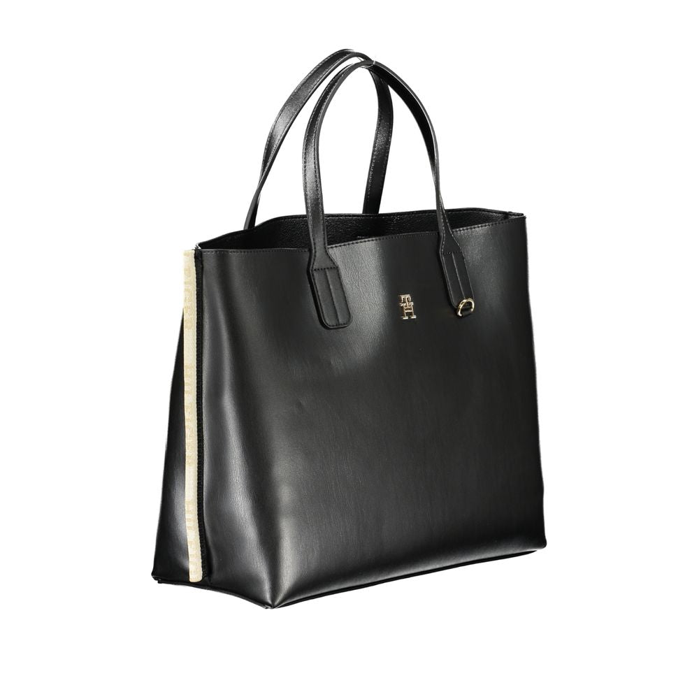Tommy Hilfiger Black Polyethylene Handbag TO-26078
