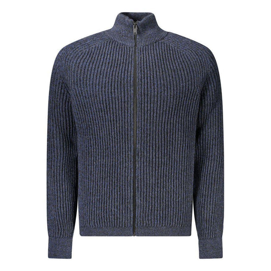 Hugo Boss Blue Wool Men Cardigan BO-34563-M