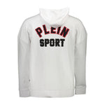 Plein Sport White Cotton Men Sweater PL-10029-XL