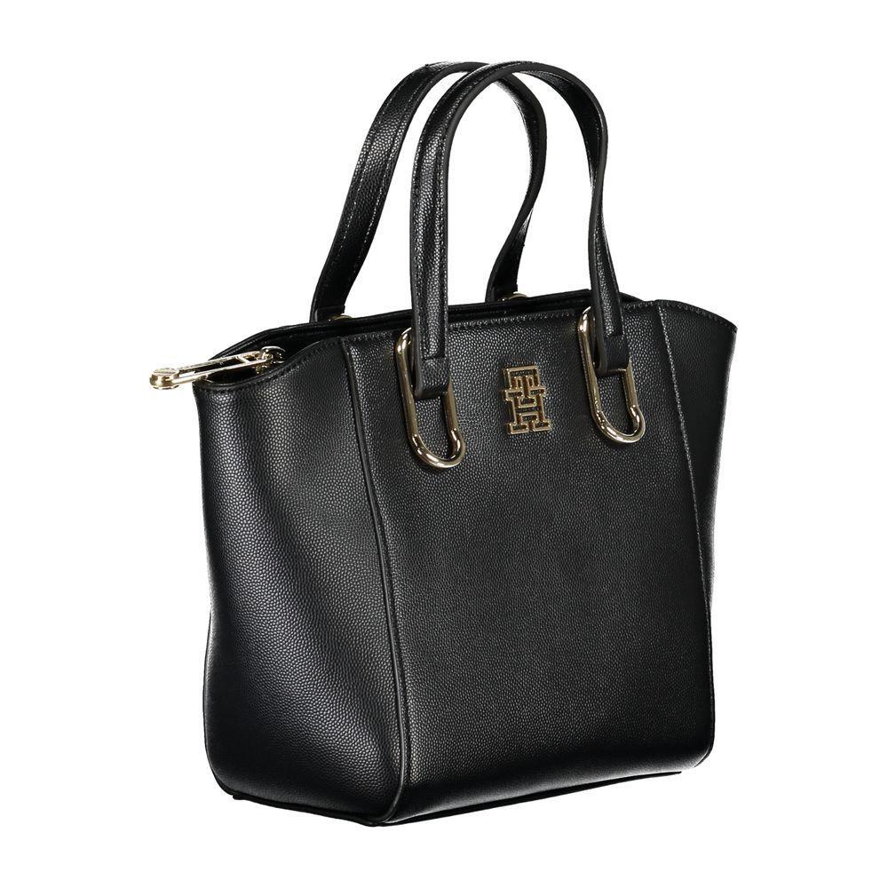 Tommy Hilfiger Black Polyethylene Handbag TO-27503