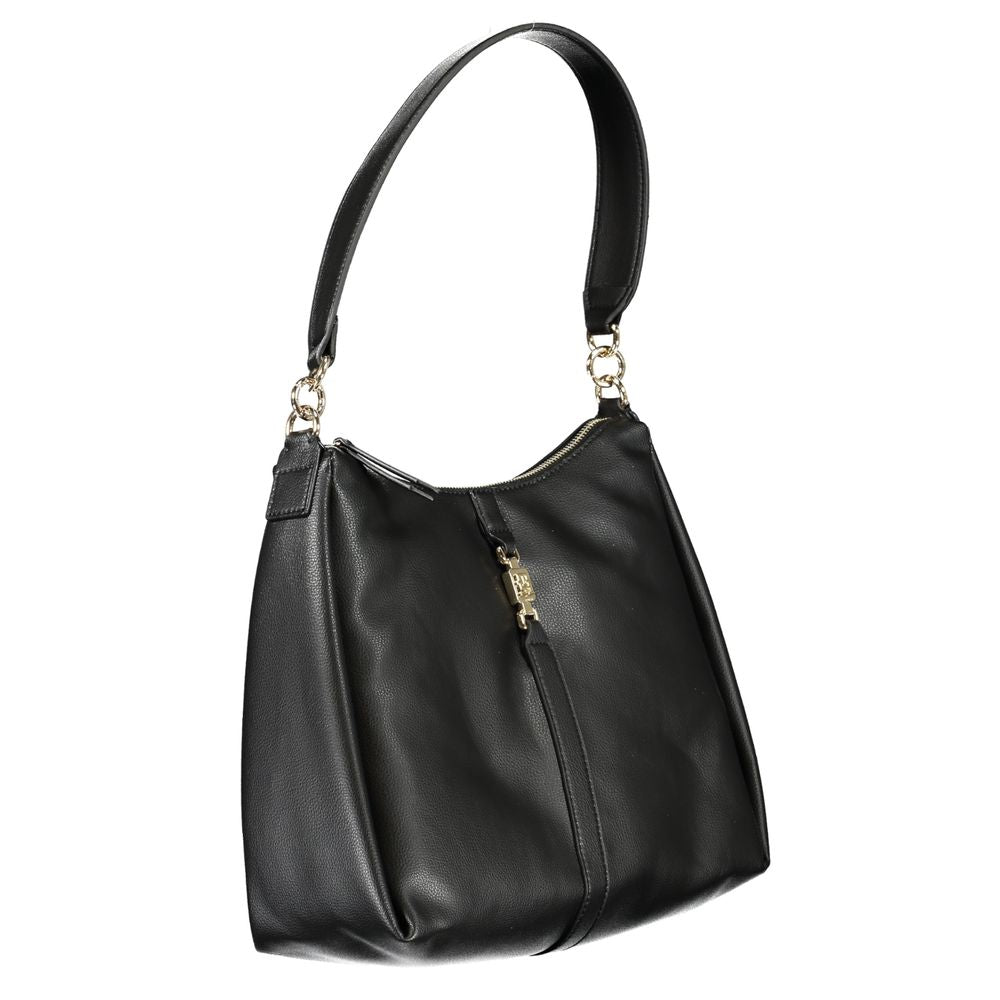 Tommy Hilfiger Black Polyester Handbag TO-26084