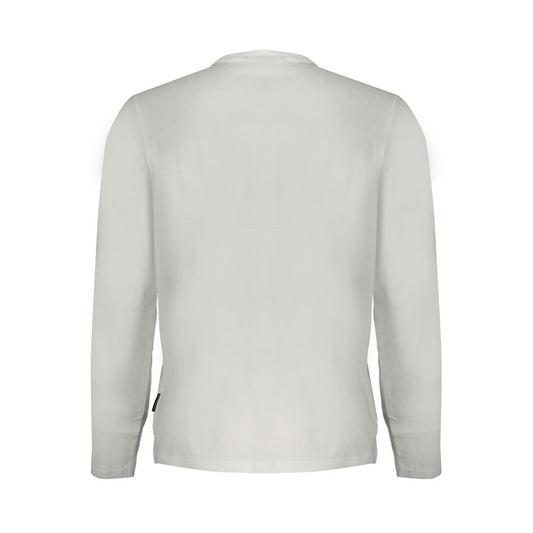 Napapijri White Cotton T-Shirt NA-31587-XXL