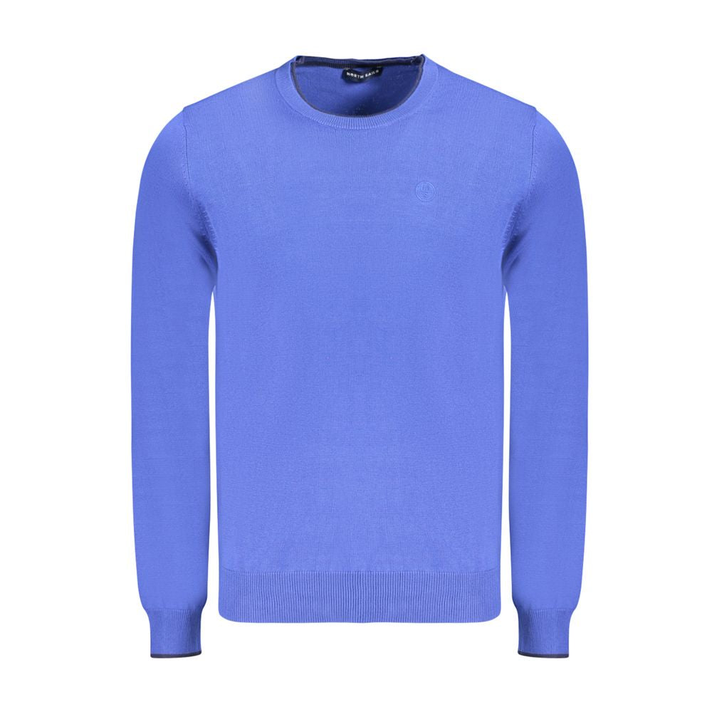 North Sails Blue Cotton Men Sweater NO-35809-S