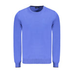 North Sails Blue Cotton Men Sweater NO-35809-S