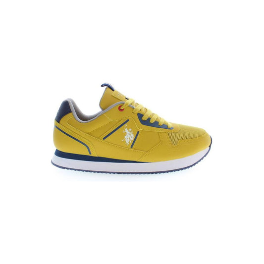 U.S. POLO ASSN. Yellow Polyester Men Sneaker