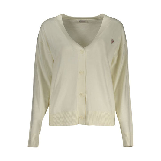 Guess Jeans White Polyester Sweater GU-32450-S